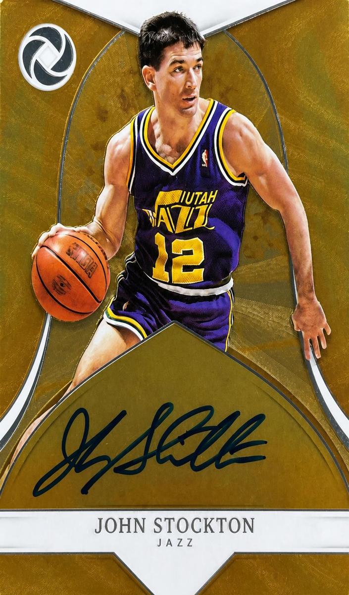 2018 John Stockton [Holo Gold] #OA-JSK