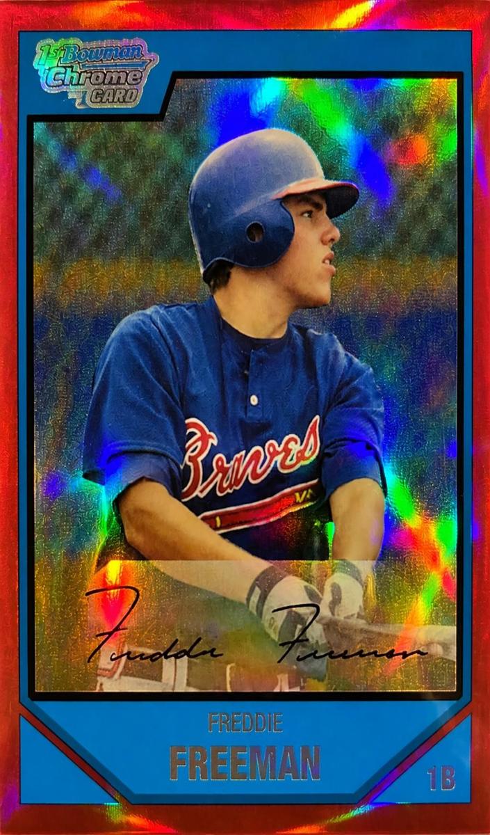 2007 Freddie Freeman [Red Refractor] #BDPP12