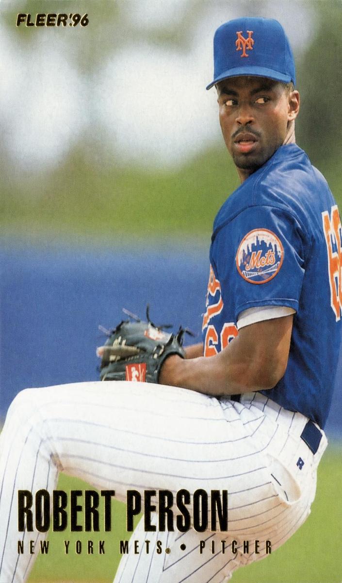 1996 Fleer Robert Person #486 card