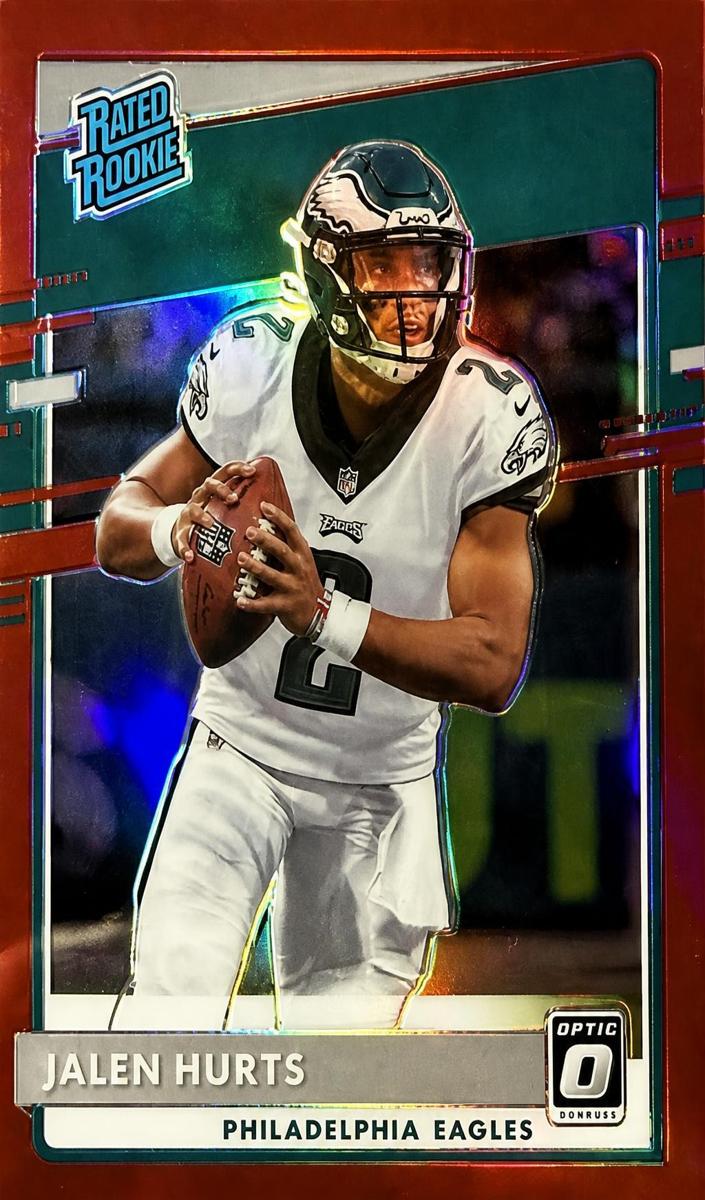 2020 Donruss Optic Jalen Hurts [Red] #164 card