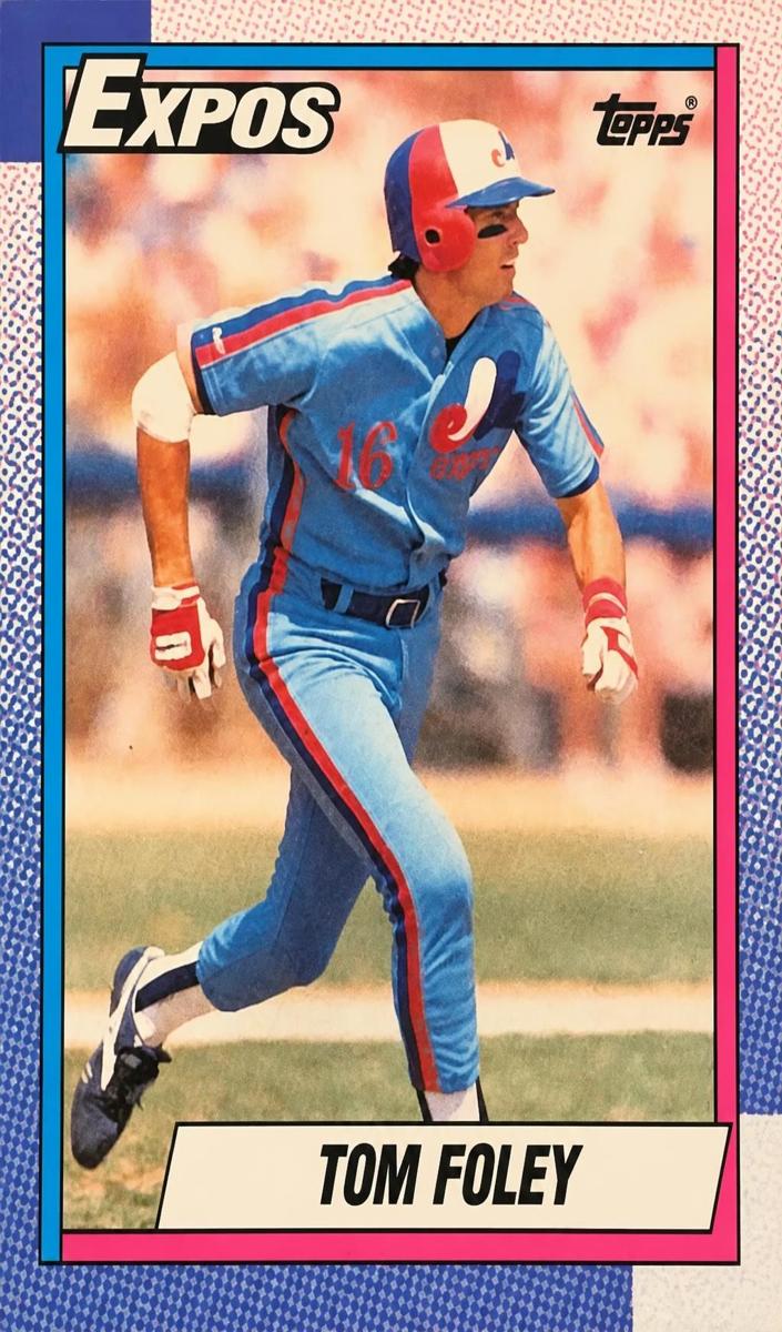 Tom Foley 1990 Topps Baseball