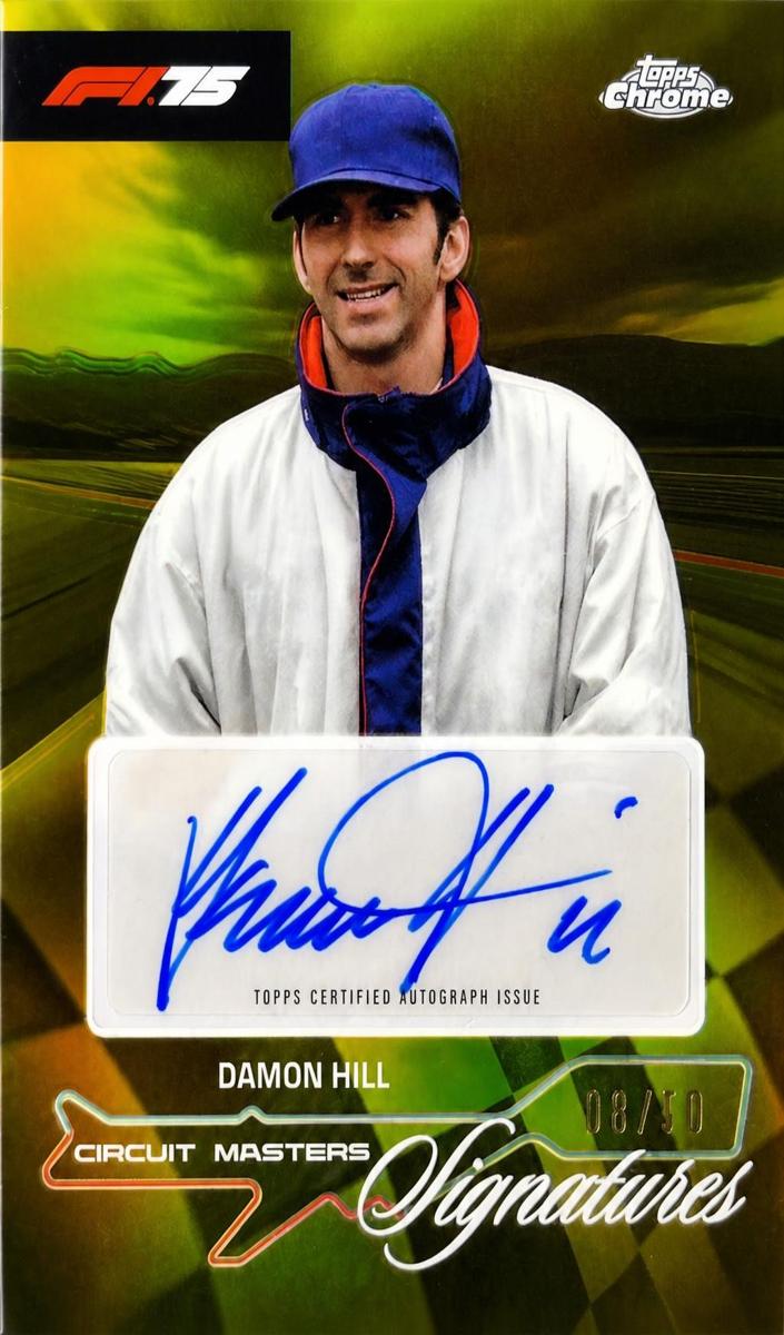2025 Damon Hill [Gold Refractor] #CMS-HIL