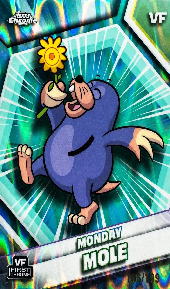 2026 Monday Mole [Aqua RayWave Refractor] #124