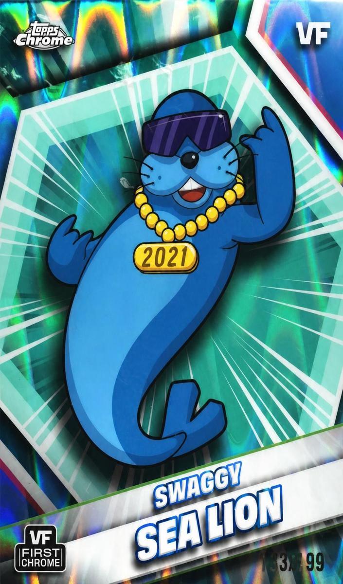 2026 Swaggy Sea Lion [Aqua RayWave Refractor] #168