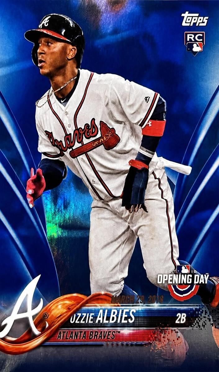 2018 Ozzie Albies [Blue Foil] #13