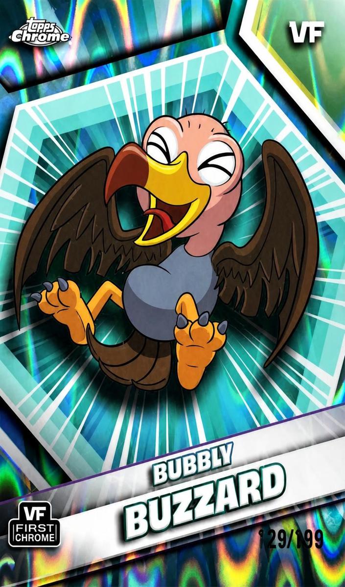 2026 Bubbly Buzzard [Aqua RayWave Refractor] #39