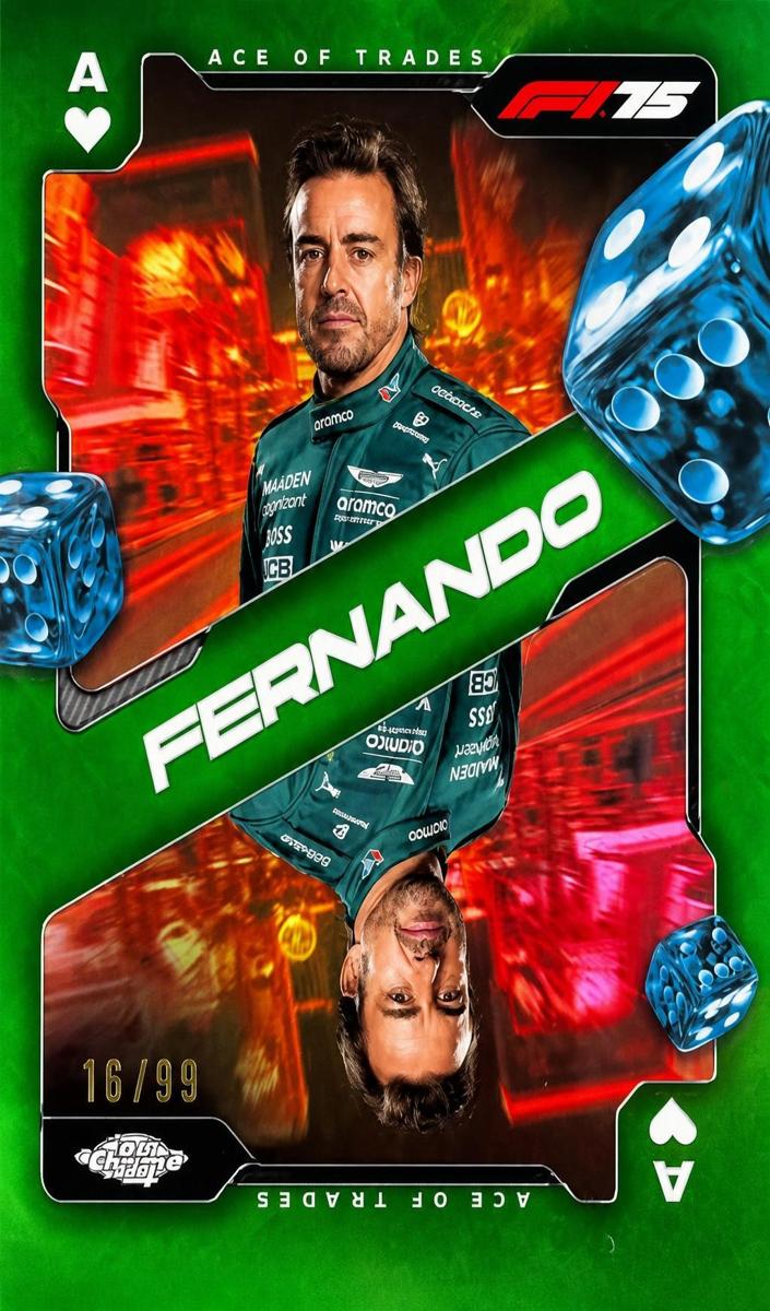 2025 Fernando Alonso [Green Refractor] #SCA-6