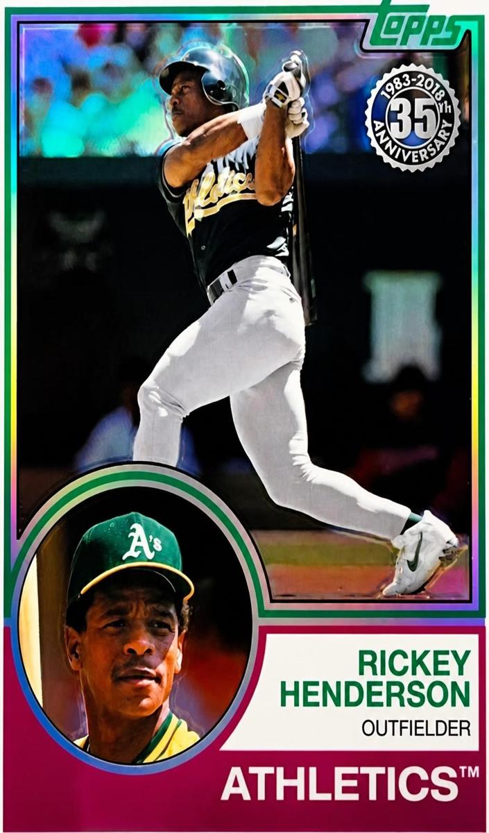 2018 Rickey Henderson #66