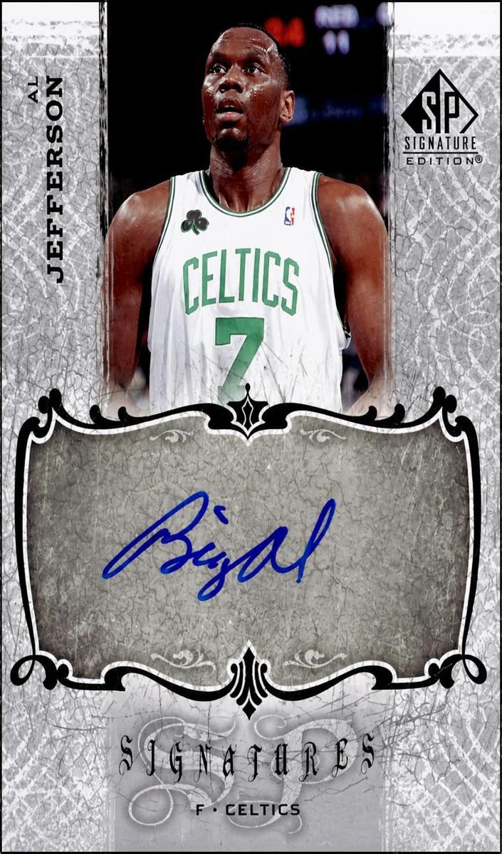 2006 SP Signature Al Jefferson [Gold] #SPS-AJ card