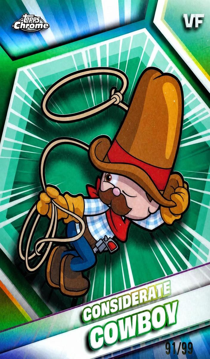 2026 Considerate Cowboy [VF Green Refractor] #54