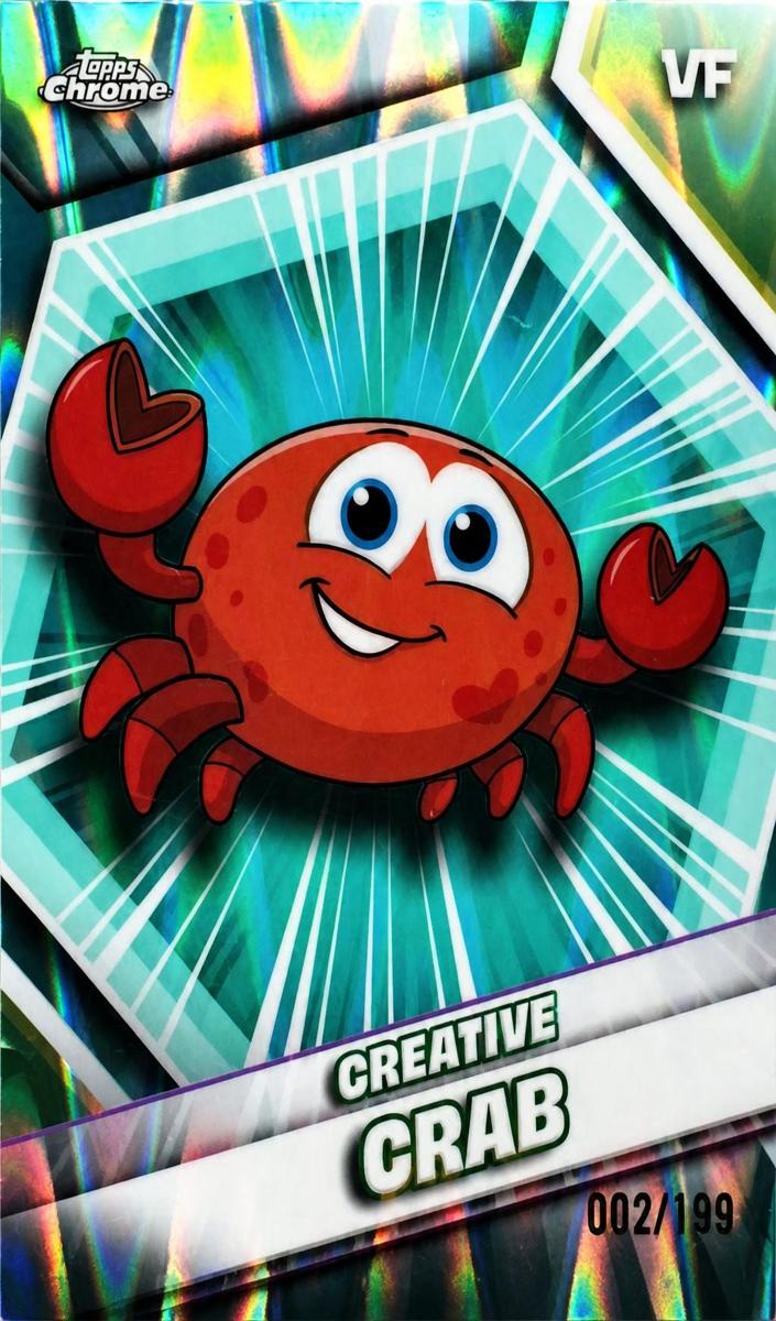 2026 Creative Crab [Aqua RayWave Refractor] #60