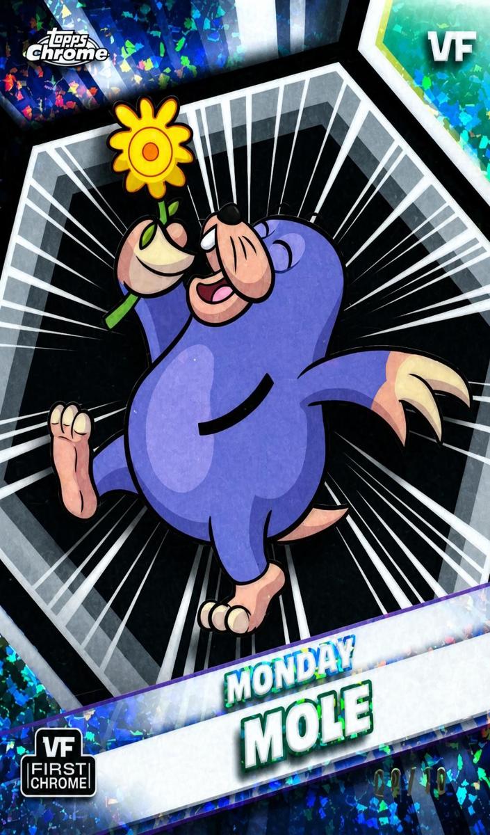 2026 Monday Mole [Black Mini-Diamond Refractor] #124