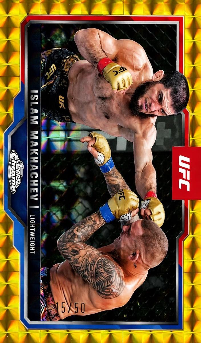 2025 Islam Makhachev [Gold Geometric Refractor] #200