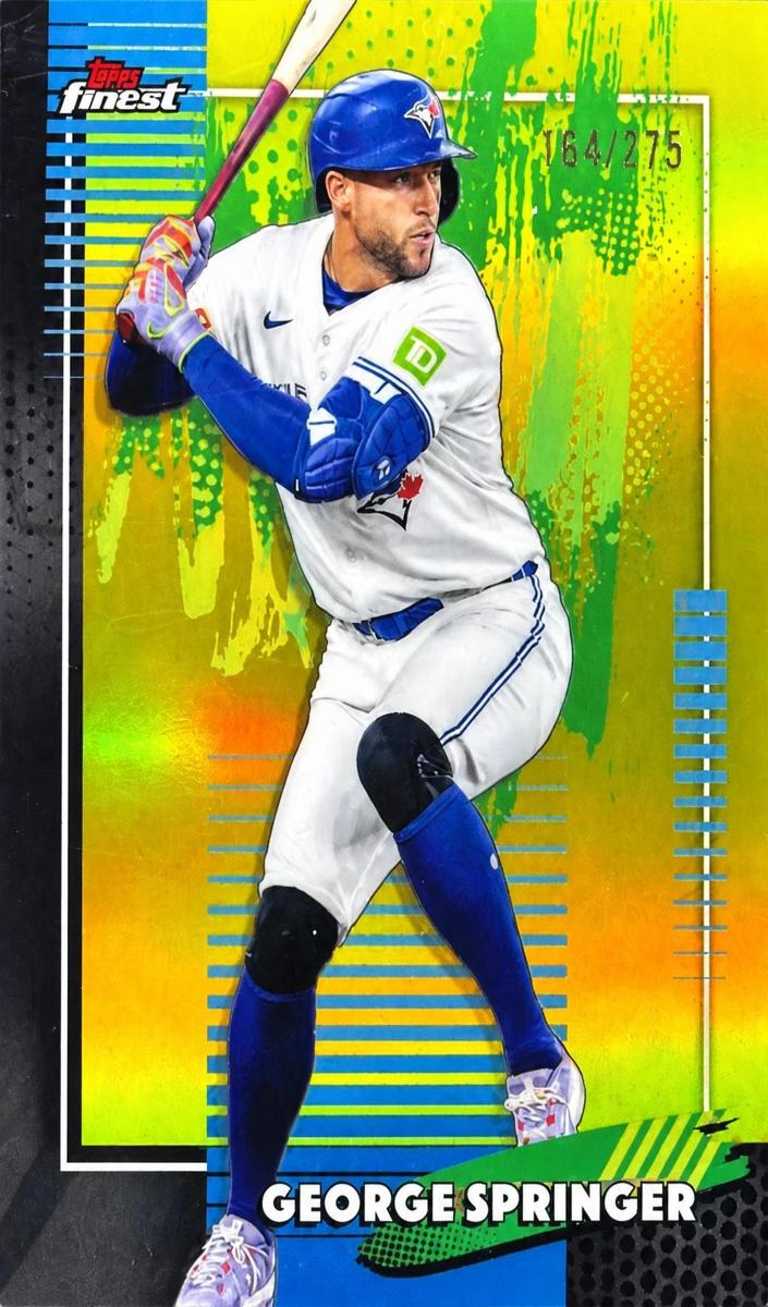 2026 Topps Finest George Springer [X-Fractor] #97 card
