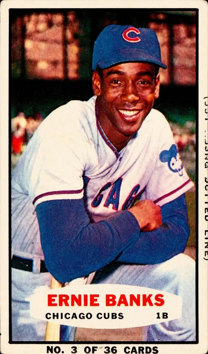 1963 Ernie Banks [Hand Cut] #3