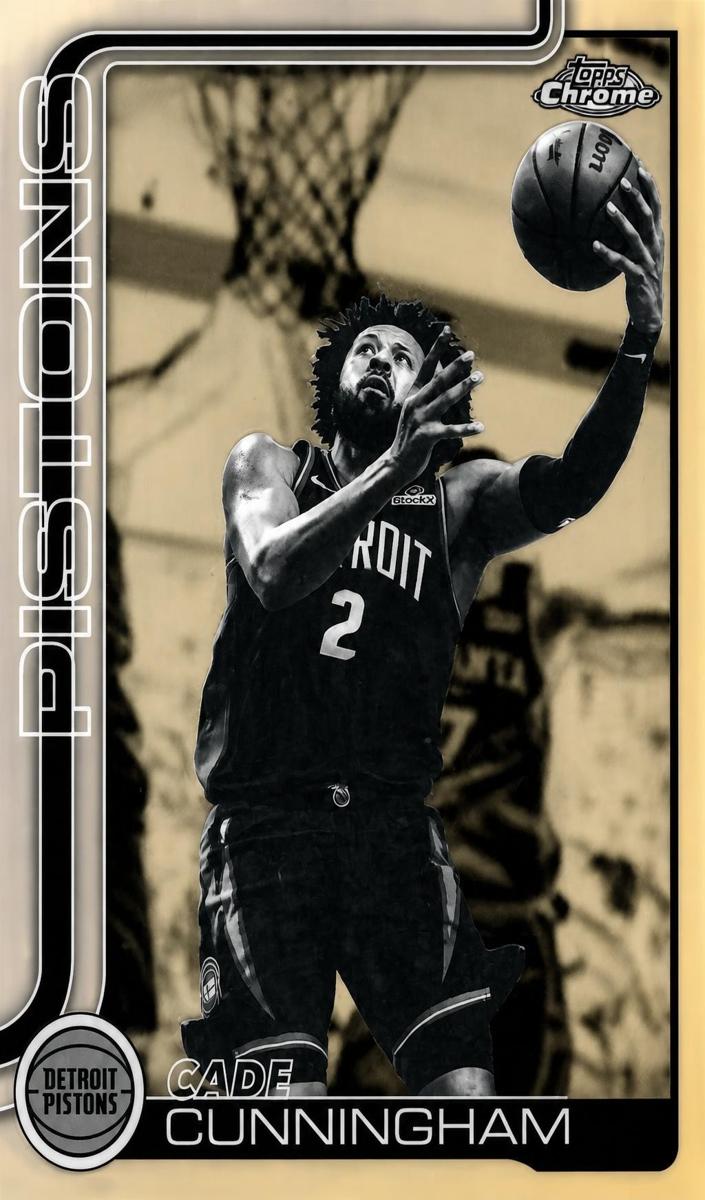2025 Cade Cunningham [Negative Refractor] #6