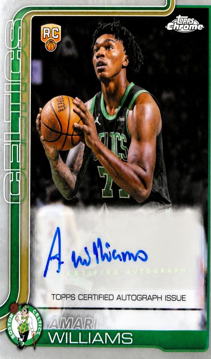 2025 Topps Chrome Update Amari Williams #TCA-AW card