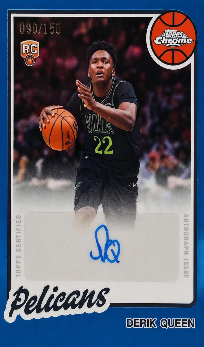 2025 Derik Queen [Blue Refractor] #80TBA-DQ