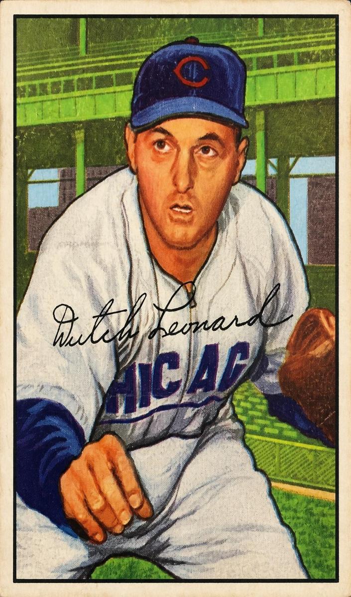 1952 Bowman Emil Leonard #159 card