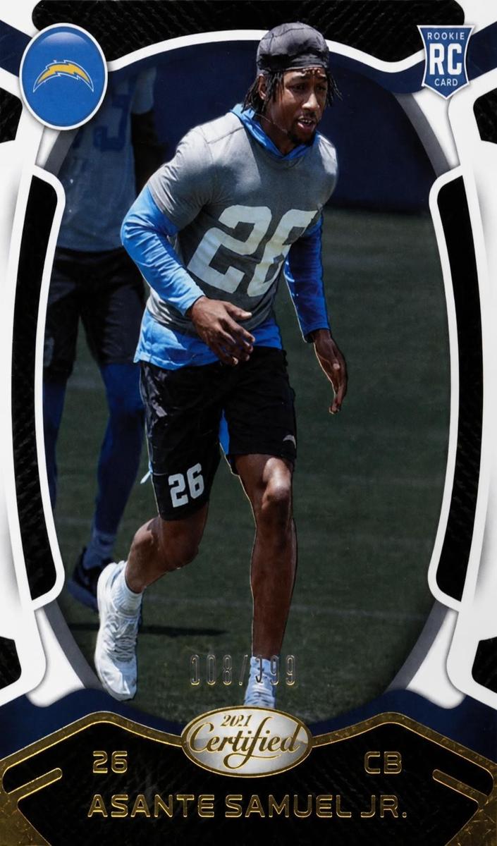 2021 Panini Certified Asante Samuel Jr. #160 card