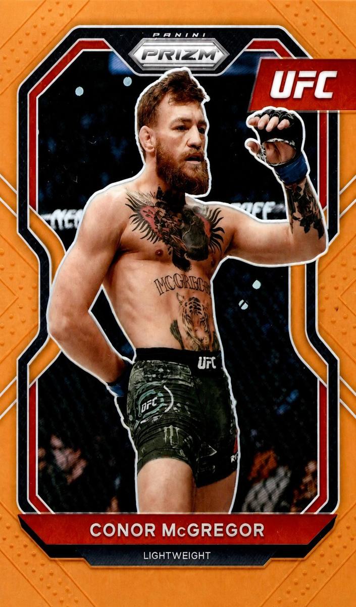 2021 Conor McGregor [Prizms Orange] #30