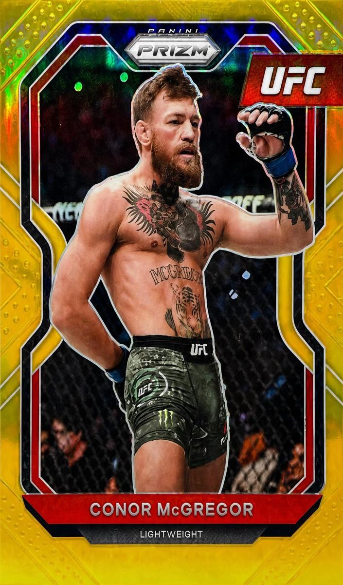 2021 Conor McGregor [Prizms Gold] #30