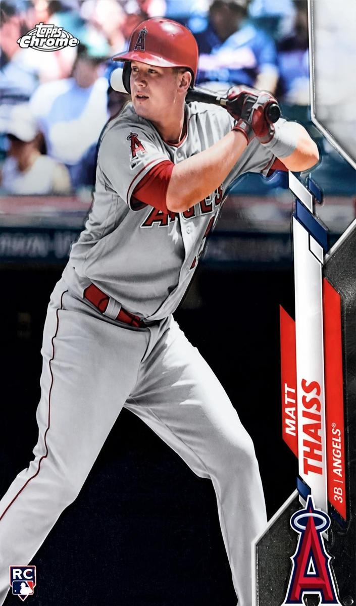 2020 Topps Chrome Matt Thaiss #83 card
