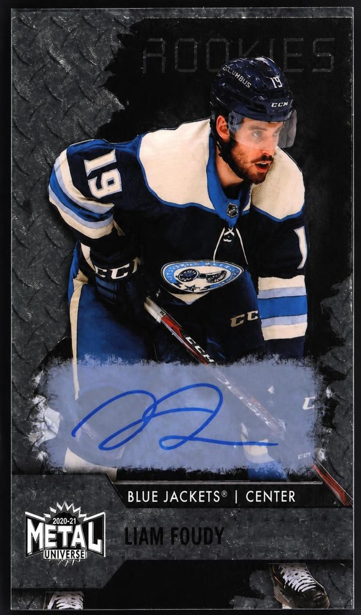 2020 Skybox Metal Universe Liam Foudy #115 card