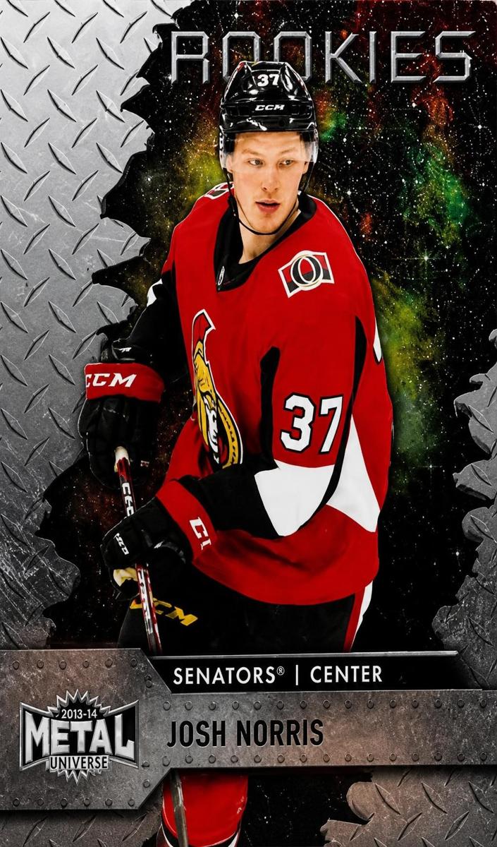 2020 Skybox Metal Universe Josh Norris [Purple Spectrum] #127 card