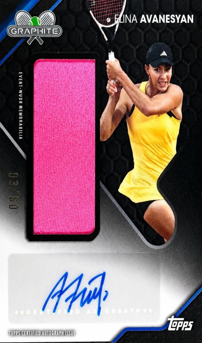 2026 Topps Graphite Signature Relic Elina Avanesyan #GSR-EAN card