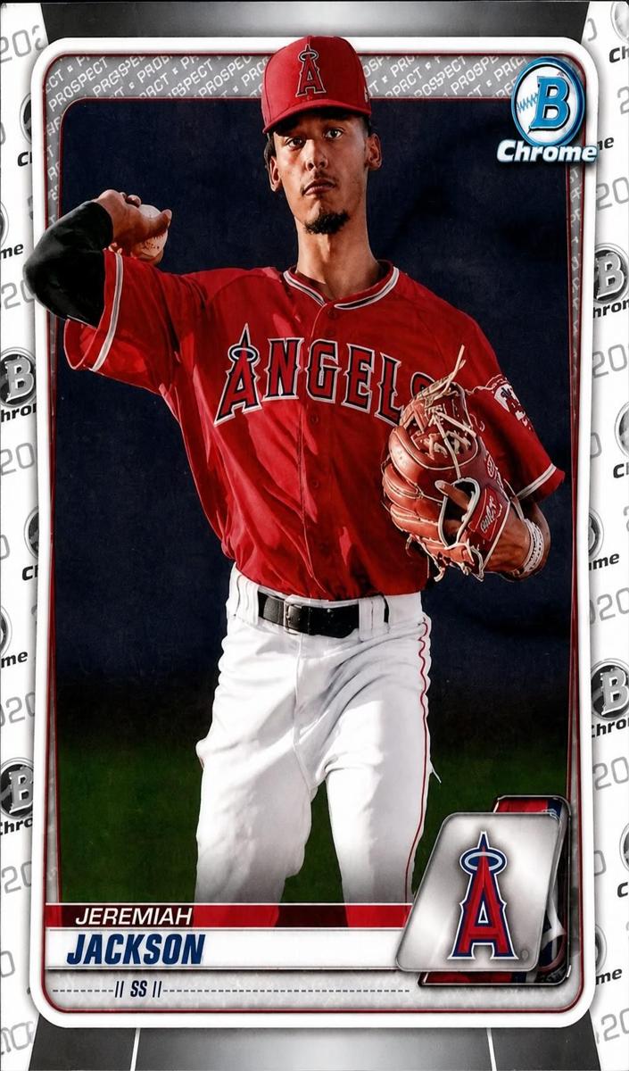 2020 Bowman Chrome Draft Jeremiah Jackson #BD-169 card