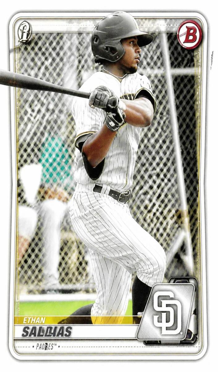 2020 Bowman Chrome Draft Xavier Edwards #BD-44 card