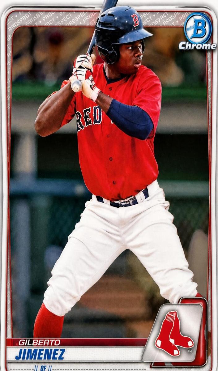 2020 Bowman Chrome Draft Gilberto Jimenez #BD-137 card
