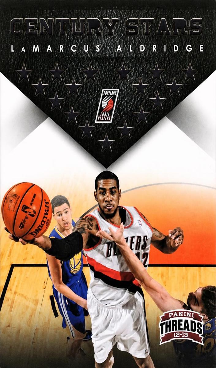 2012 Panini Threads LaMarcus Aldridge #24 card
