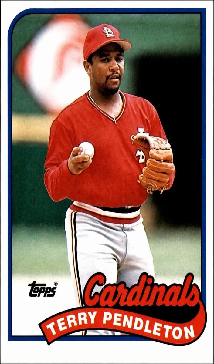 1989 Topps Terry Pendleton #375 card