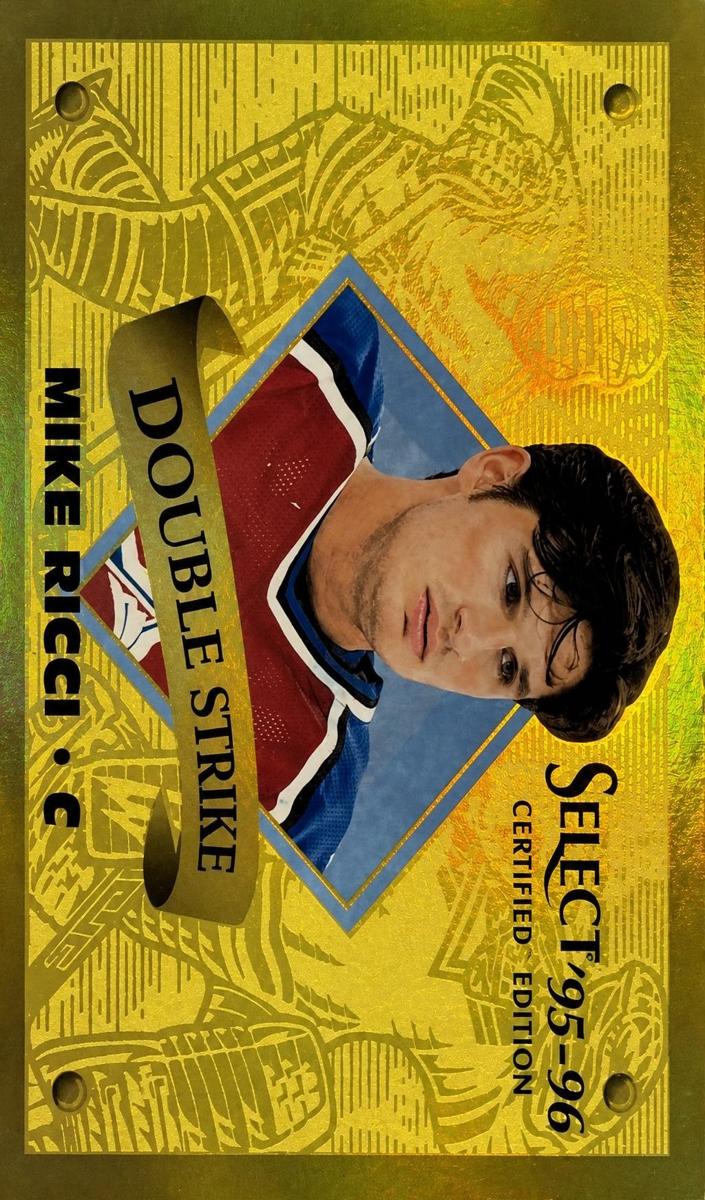 1995 Select Certified Mike Ricci [Gold] #6 card