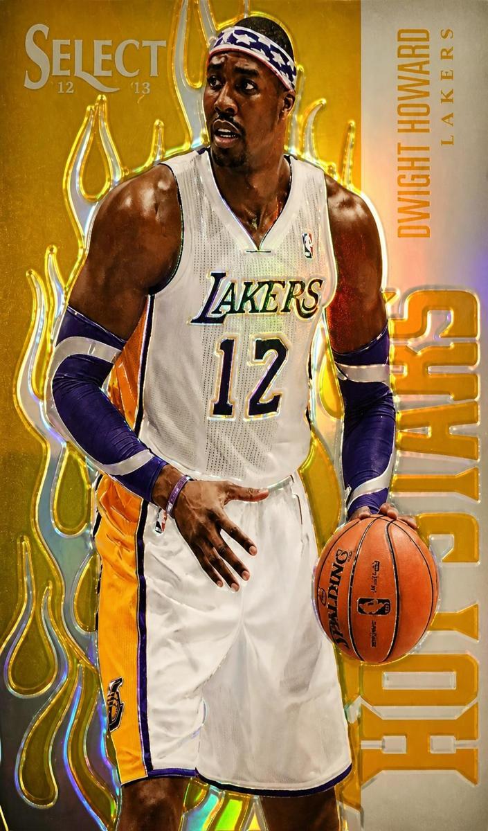 2012 Panini Select Dwight Howard [Gold] #4 card