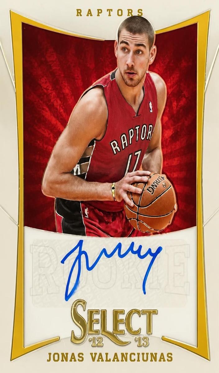 2012 Panini Select Jonas Valanciunas #159 card