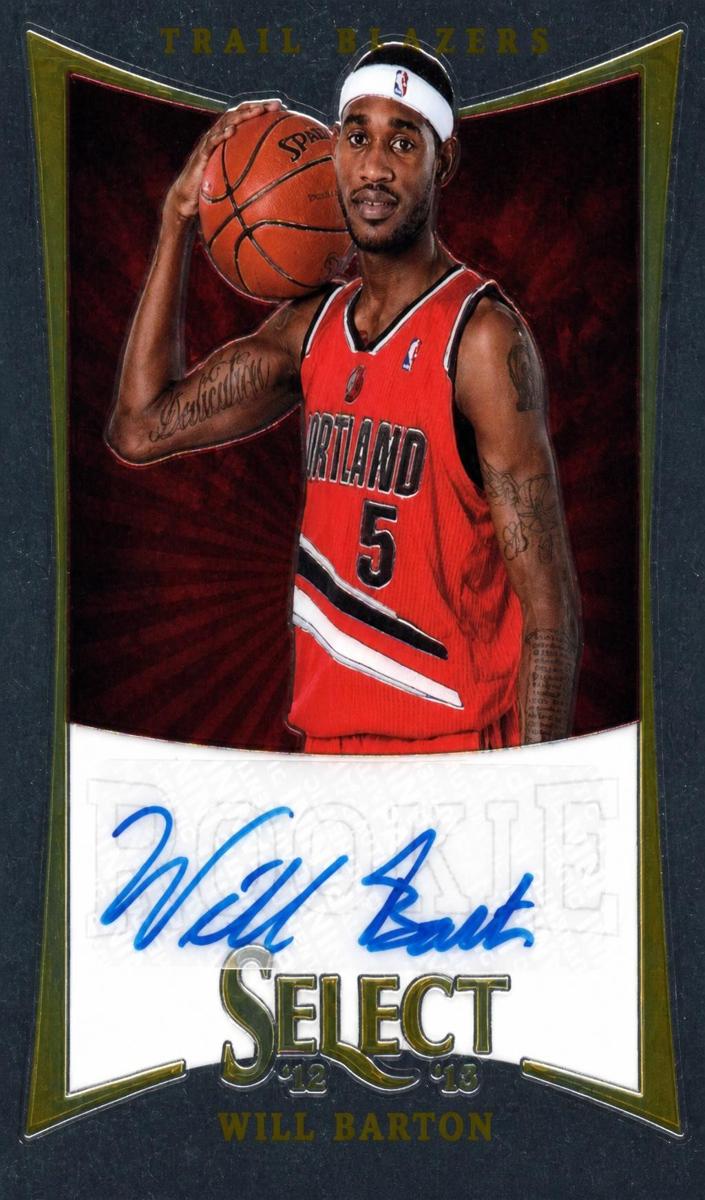 2012 Panini Select Will Barton #222 card