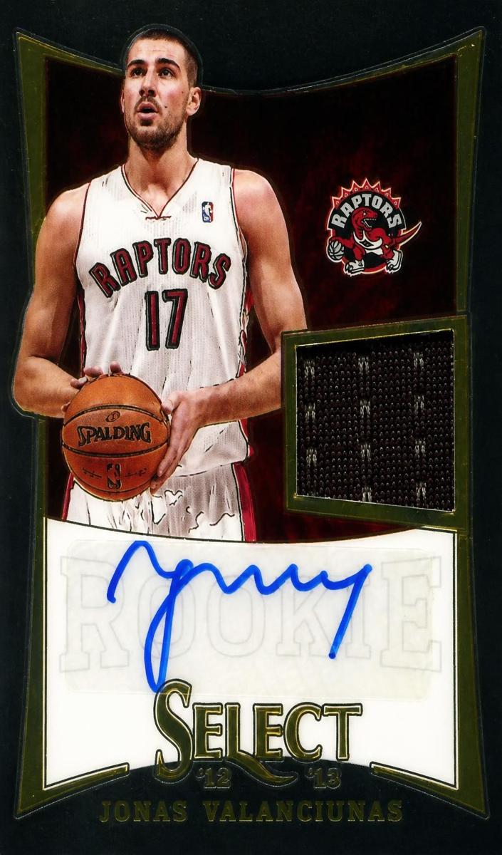 2012 Panini Select Jonas Valanciunas #240 card
