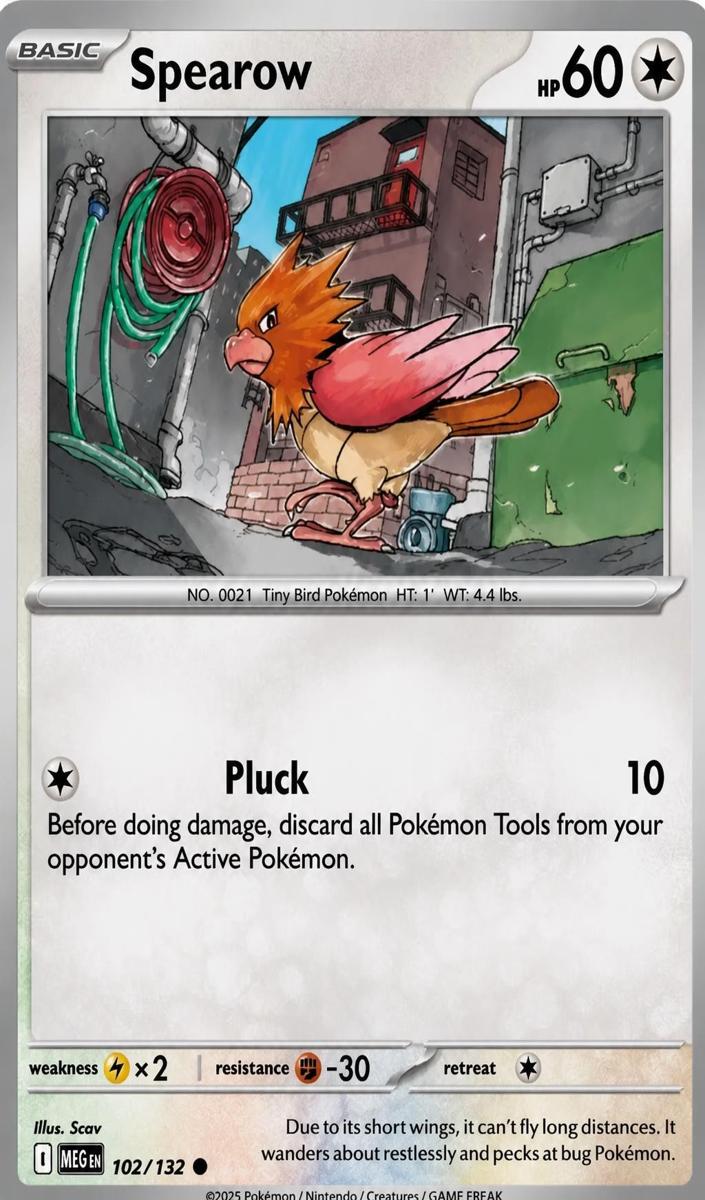 Spearow 2025 Pokemon Mega Evolution