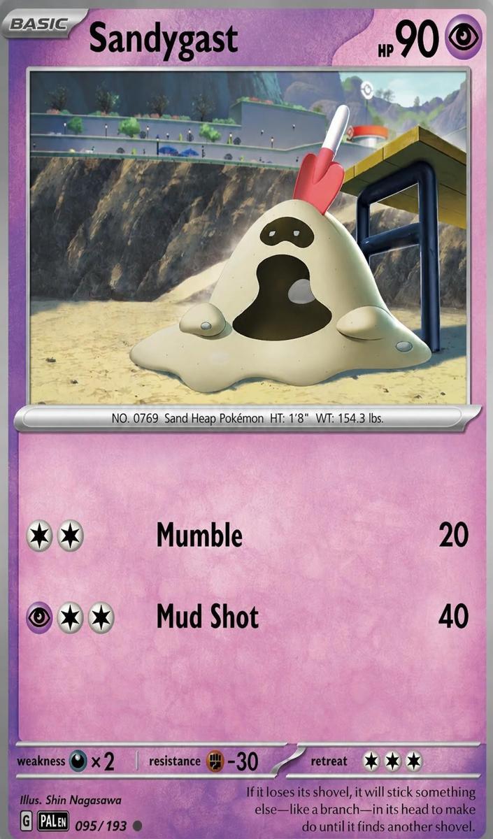 Sandygast 2023 Pokemon Scarlet & Violet Paldea Evolved