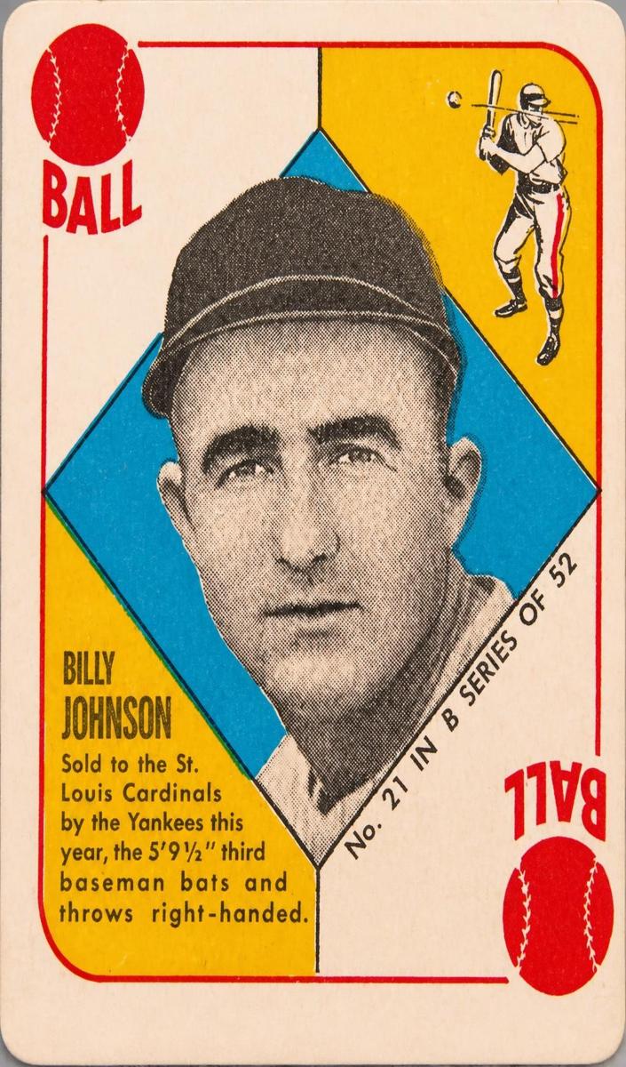 1951 Billy Johnson #21
