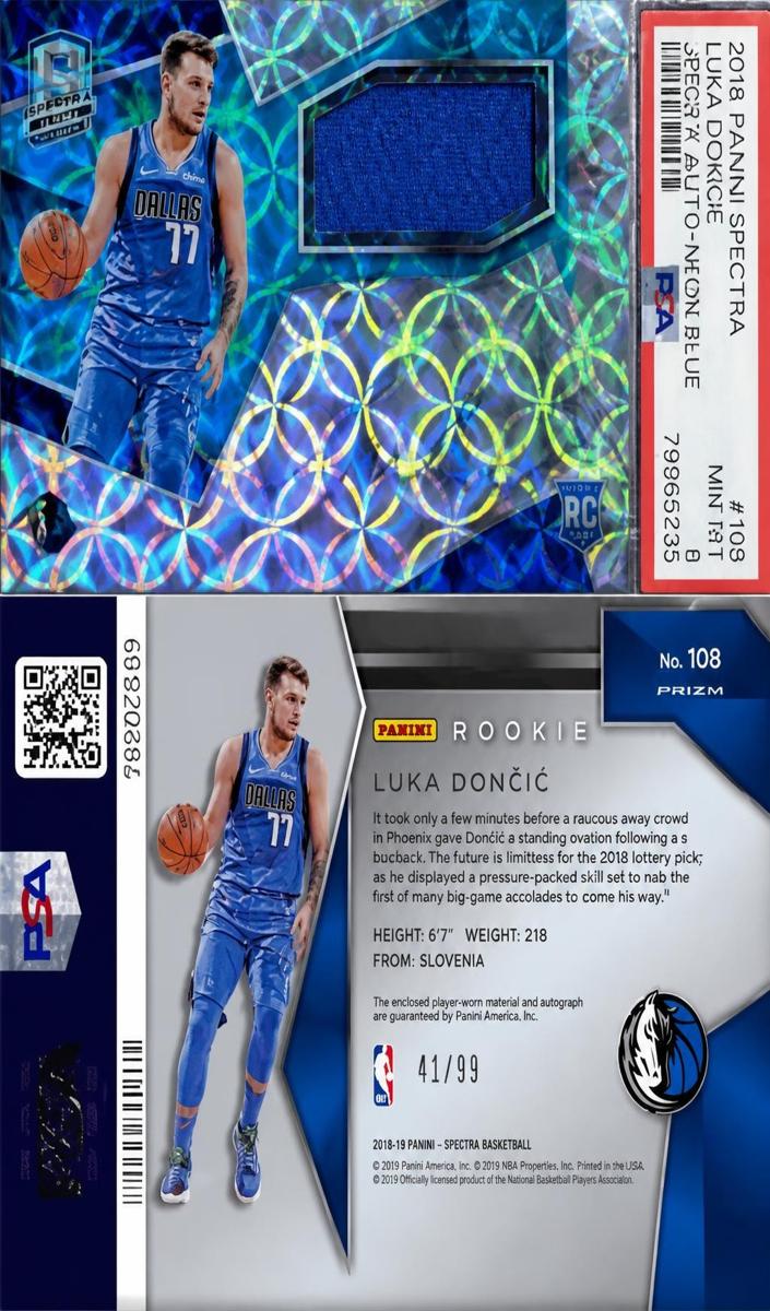2018 Luka Doncic [Neon Blue] #6