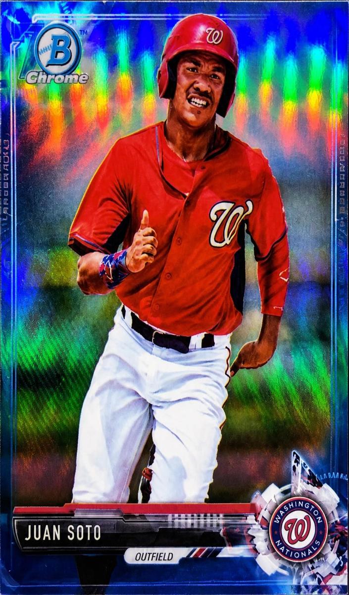 2017 Juan Soto [70th Anniversary Blue] #BCP180