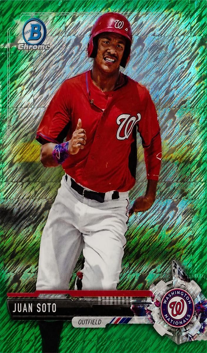 2017 Juan Soto [Green Shimmer] #BCP-180
