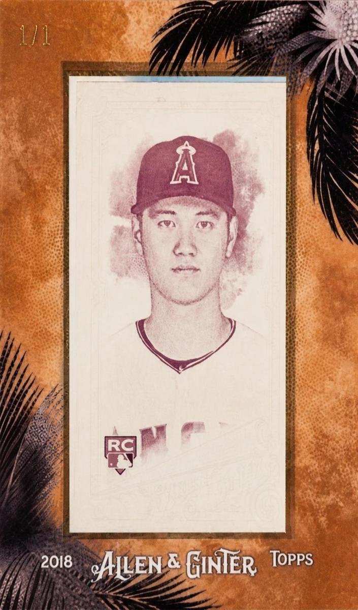 2018 Shohei Ohtani [Printing Plates Magenta] #100
