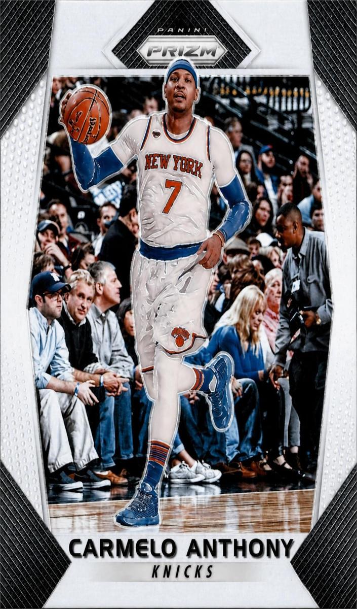 2017 Panini Prizm Carmelo Anthony [Silver] #279 card
