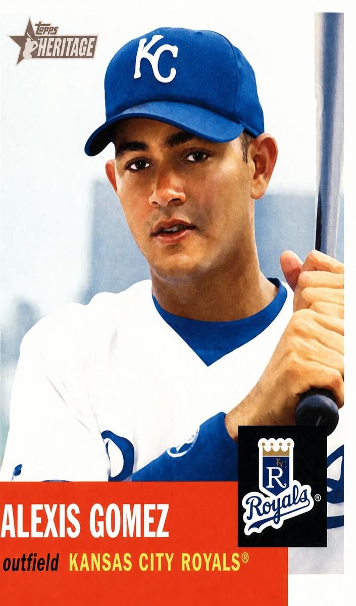 2002 Topps Heritage Alexis Gomez #411 card