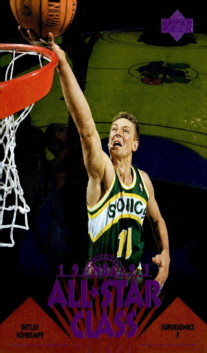 1995 Upper Deck Detlef Schrempf #AS21 card